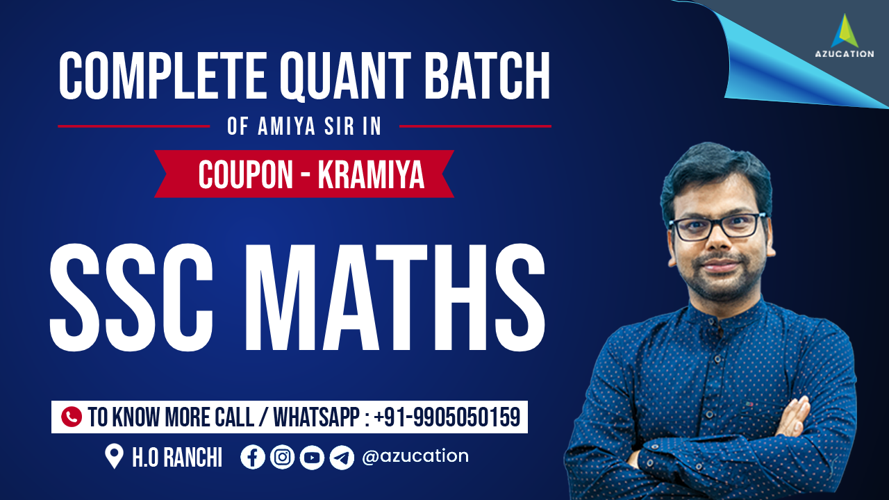SSC MATHs MASTER BATCH Pre to Mains