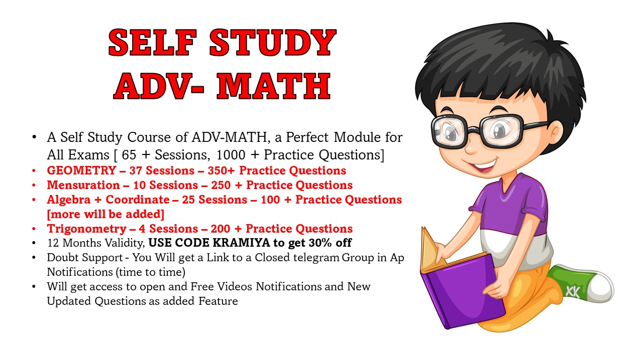 SELF STUDY  ADV- MATH