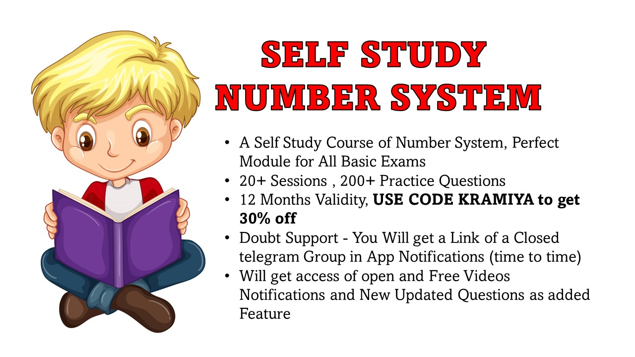 Self Study NUMBER SYSTEM