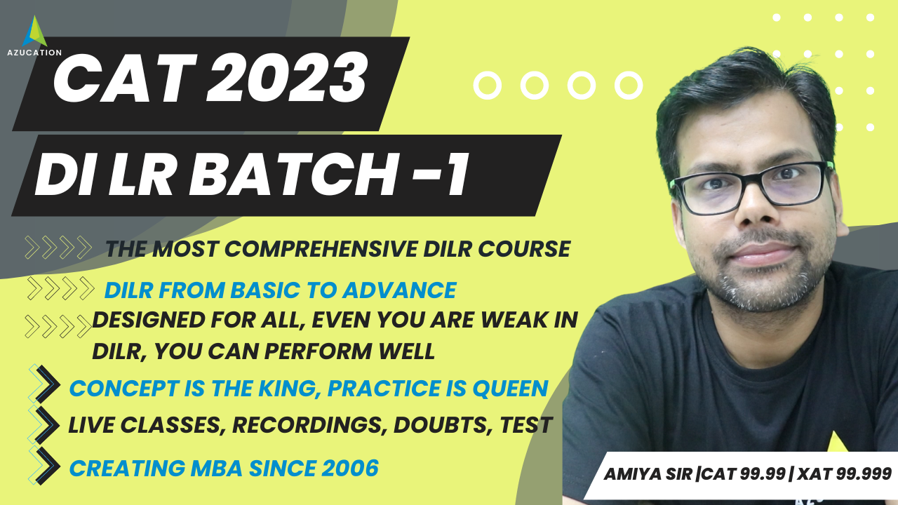 CAT 2023 DILR Batch