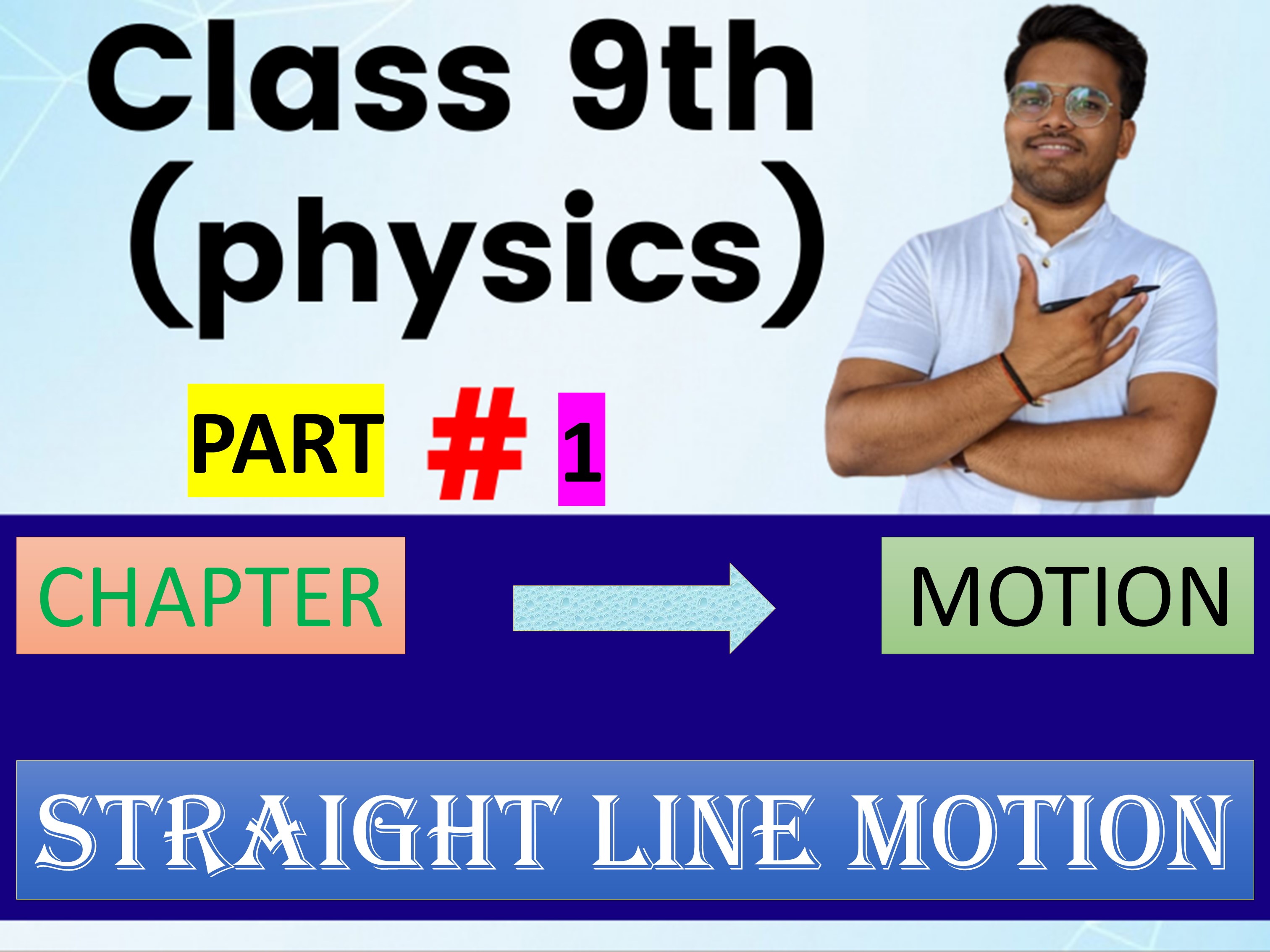 MOTION  CLASS-9 (PHYSICS) CHAPTER -8
