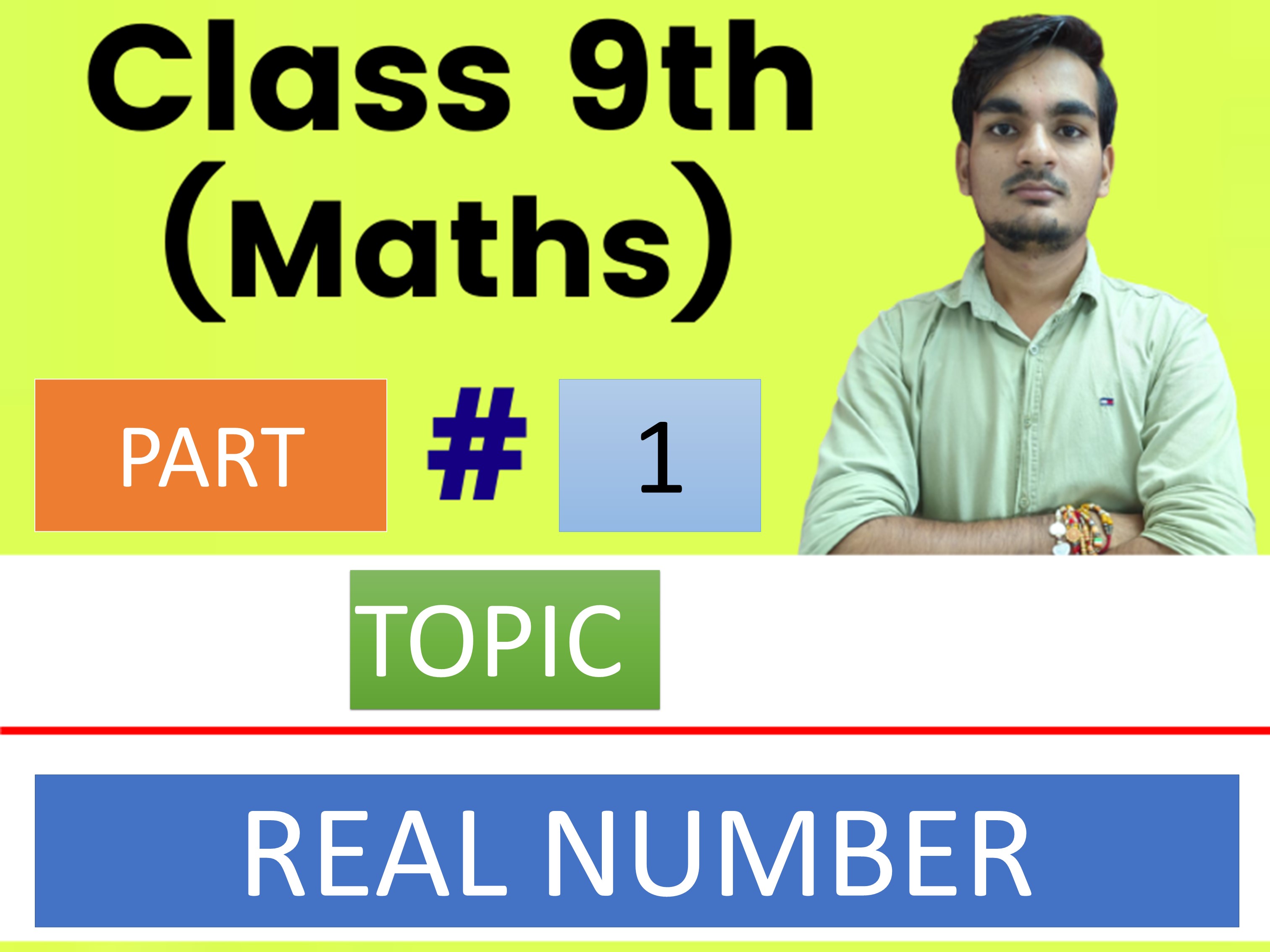 REAL NUMBER PART -1