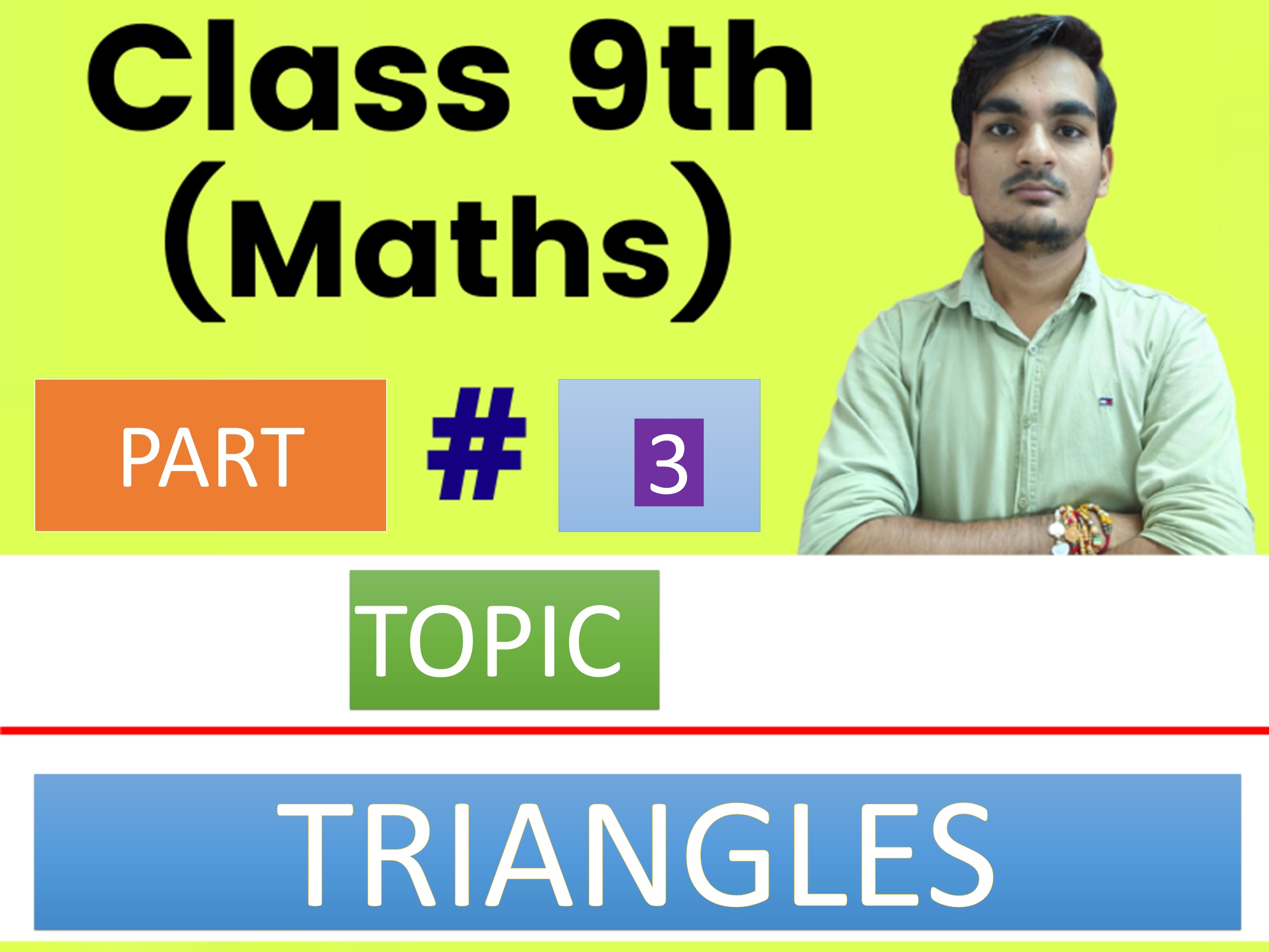 TRIANGLES 3 CLASS-9