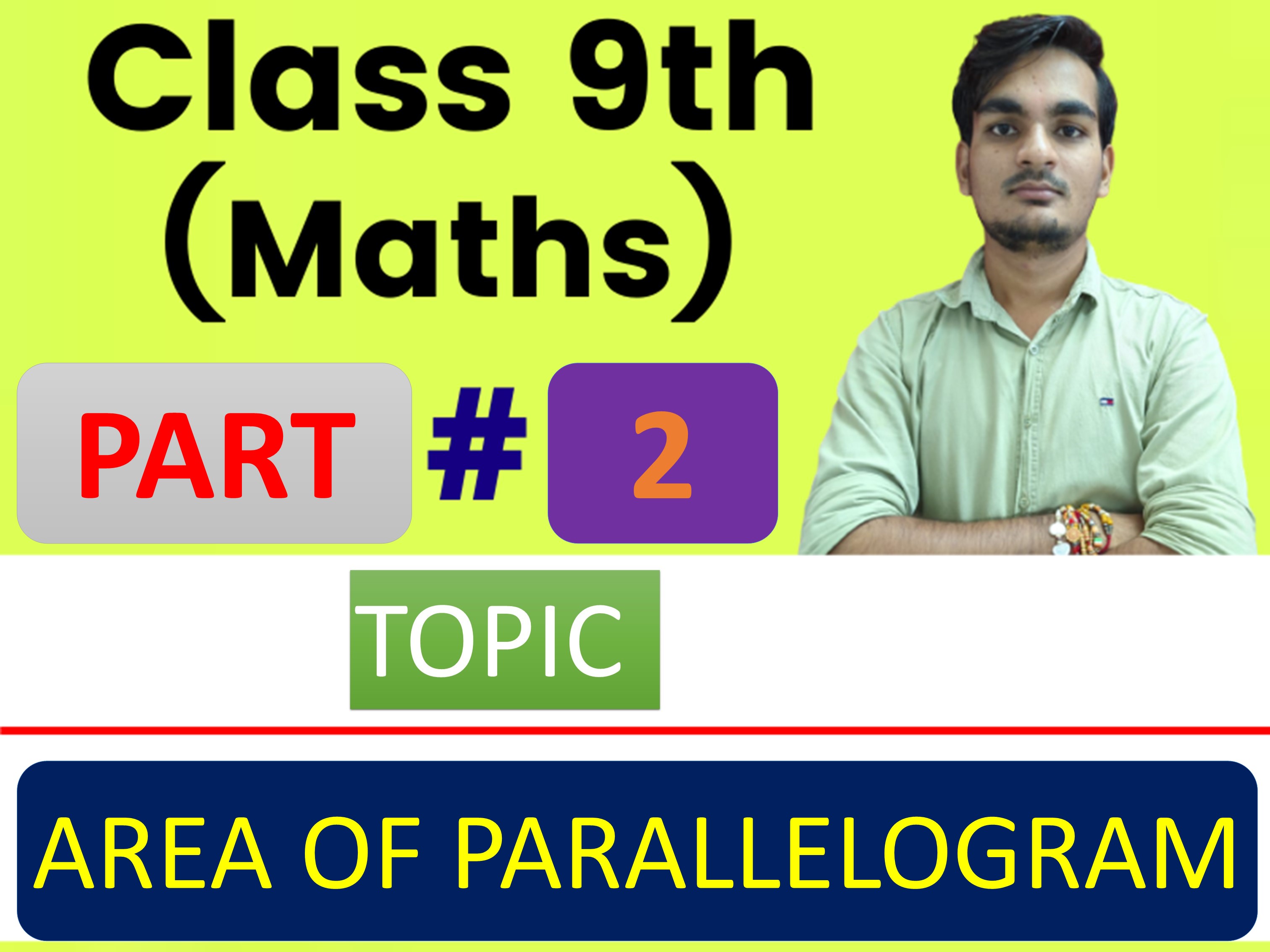 AREA OF PARALLELOGRAM PART-2