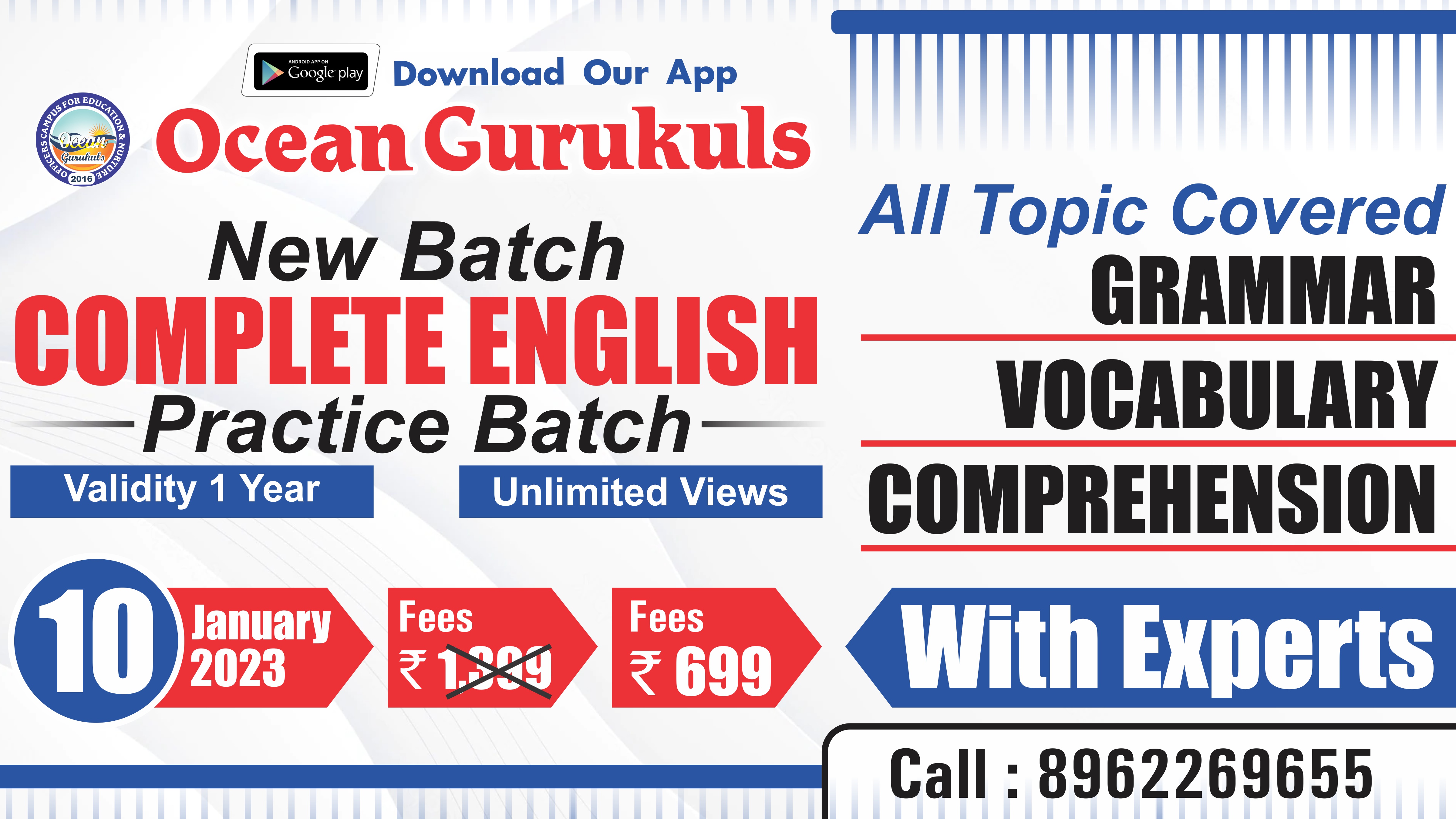 COMPLETE ENGLISH PRACTICE BATCH WITH EXPERTS ( FROM 10 JANUARY 2023 )