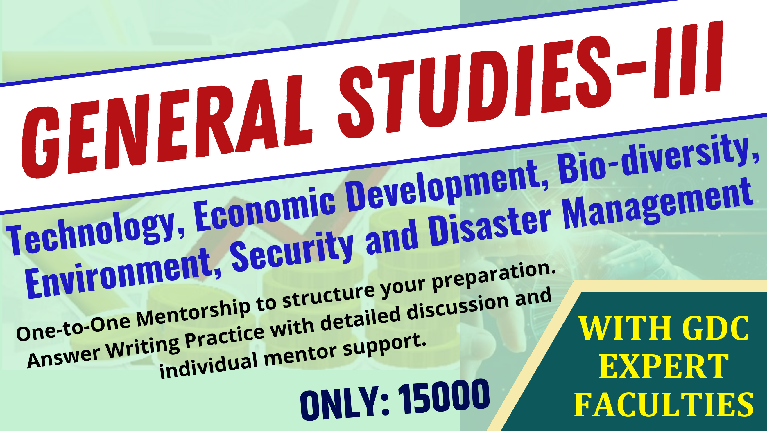 GENERAL STUDIES-III