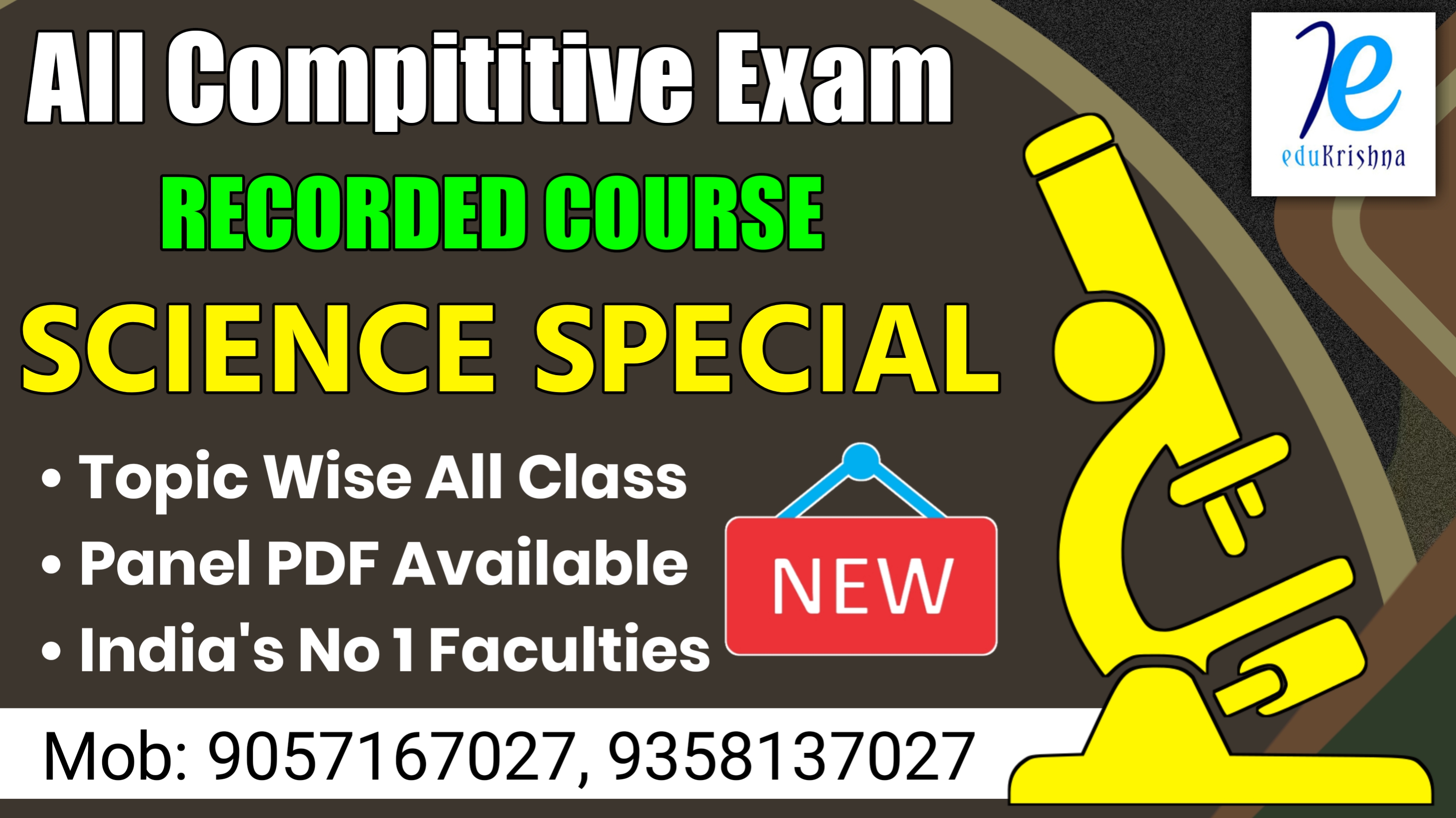 SCIENCE TOPIC WISE FOUNDATION COURSE (Course ID : GS2023-24)