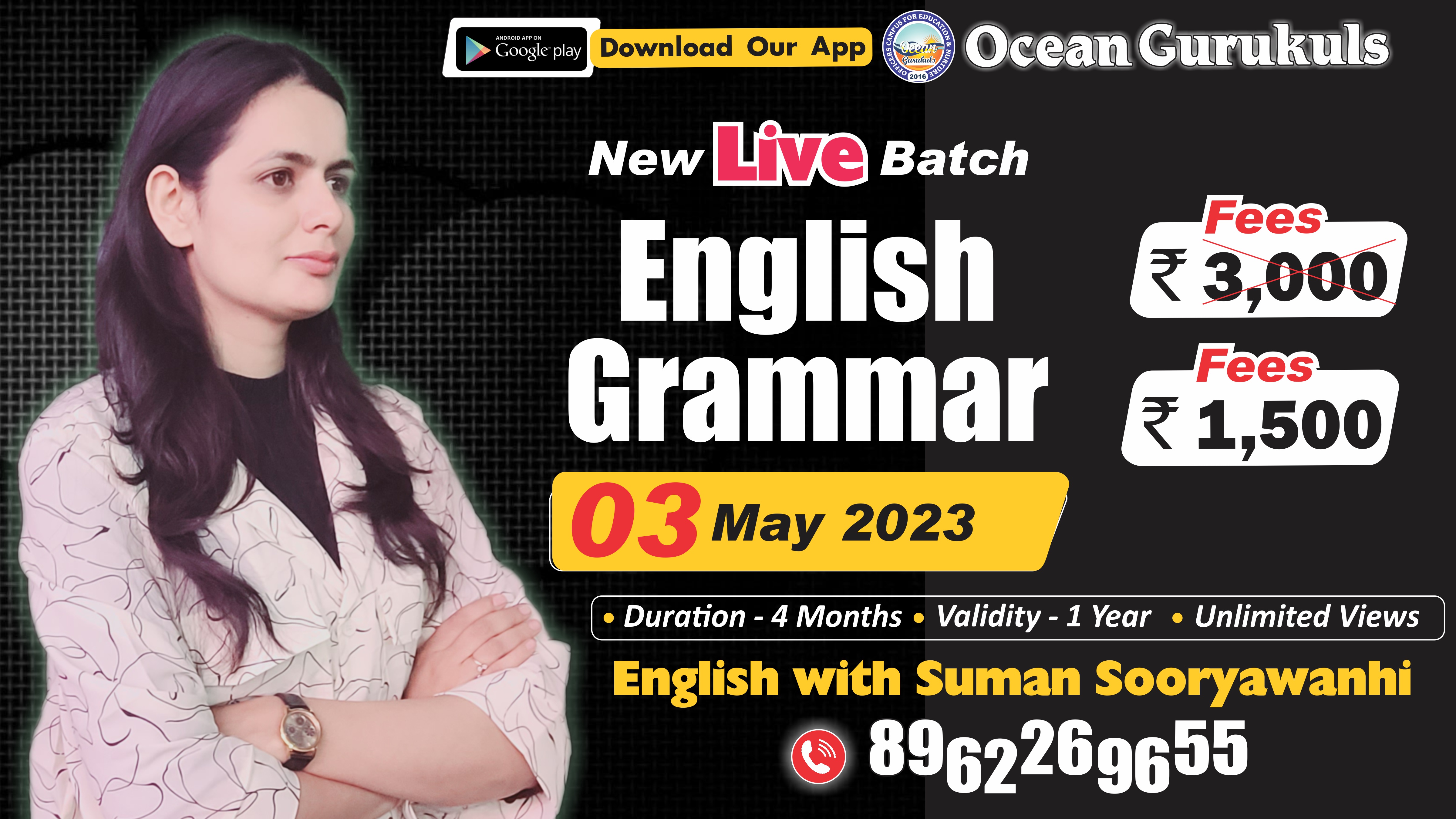 ENGLISH GRAMMAR BY SUMAN MA'AM (FROM 3rd May 2023)