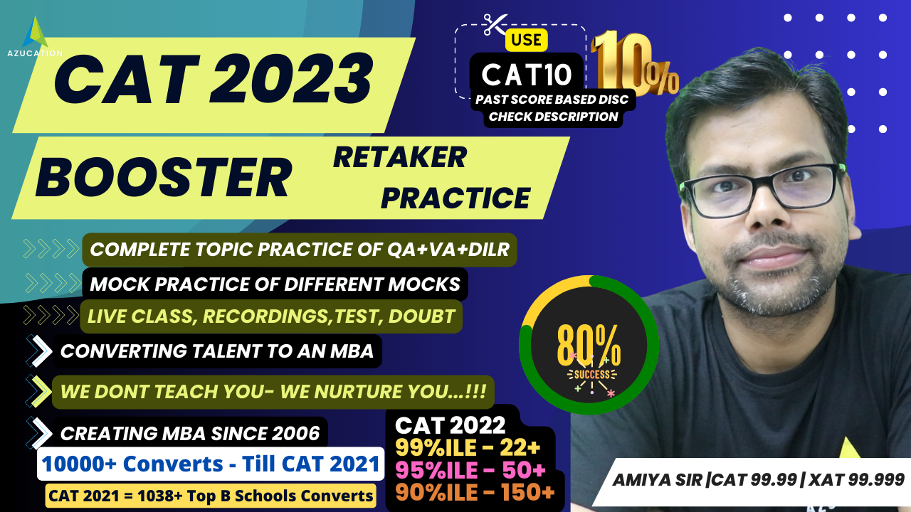 CAT 2023 - Booster / Practice / Retaker