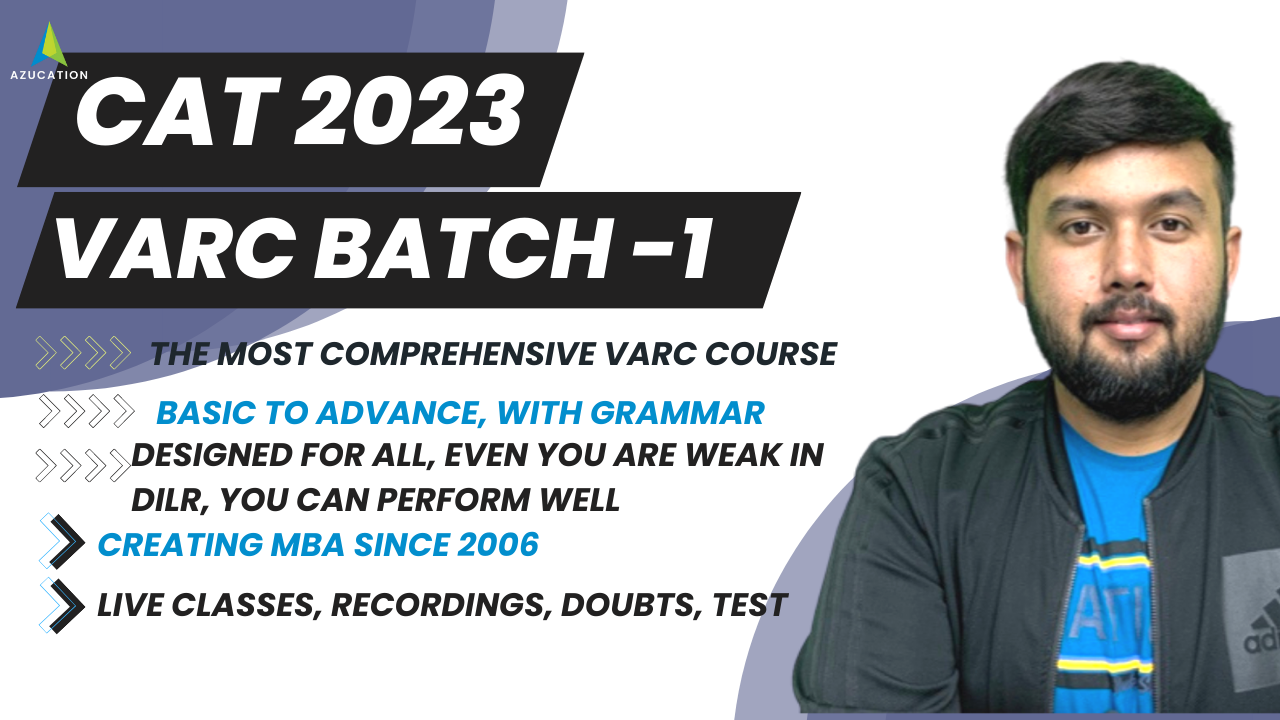 CAT 2023 VARC Batch