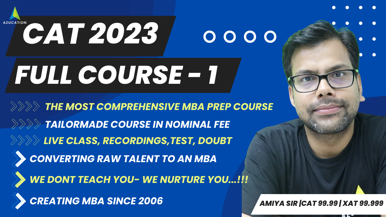 CAT 2023 - Full Course