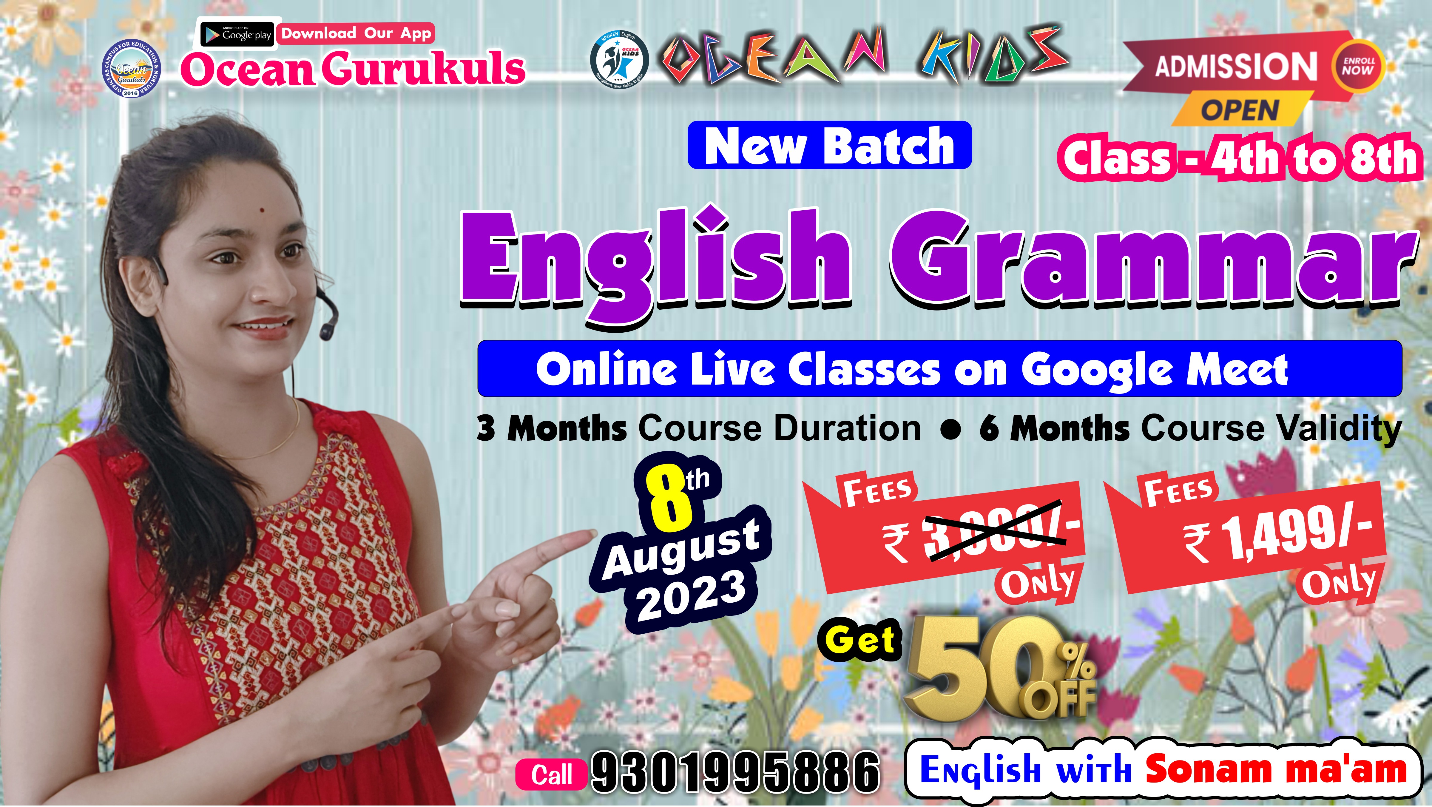 KIDS BATCH - ENGLISH GRAMMAR BY SONAM MA'AM