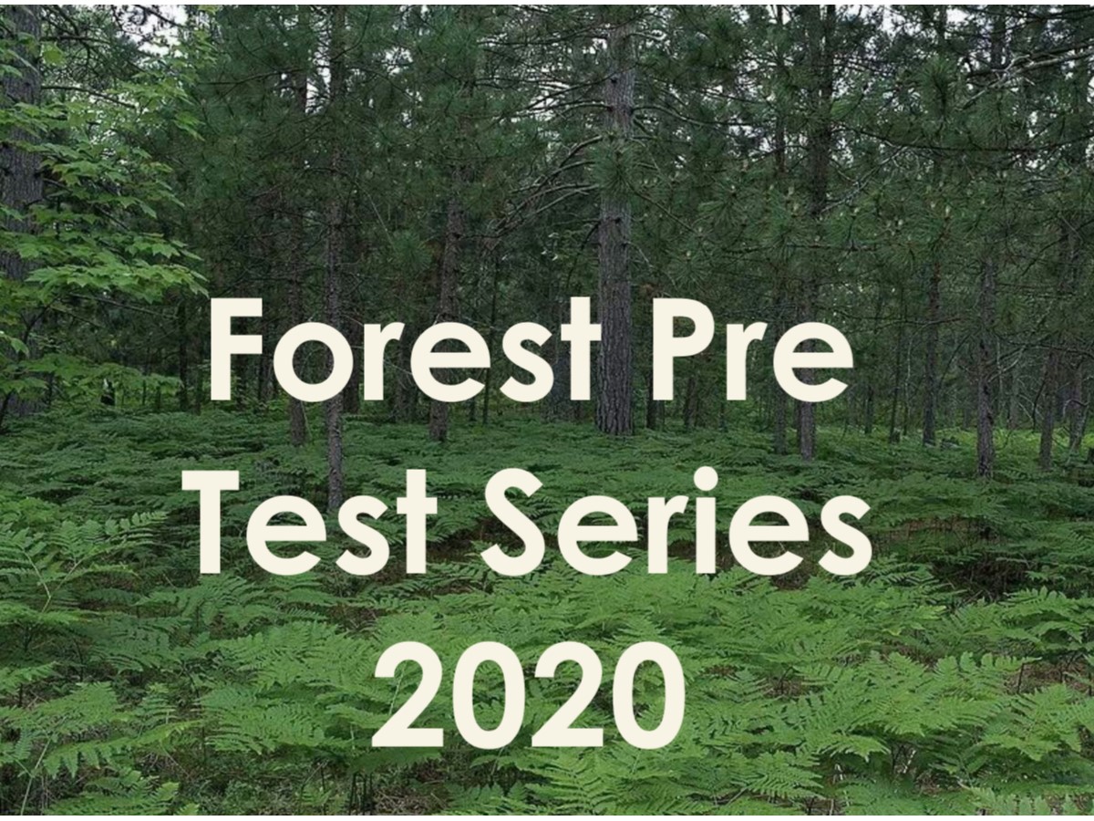 Forest Pre Test Series 2020