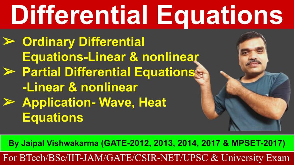 Differential Equations-Ordinary Differential Equations, Partial Differential Equations, Applications