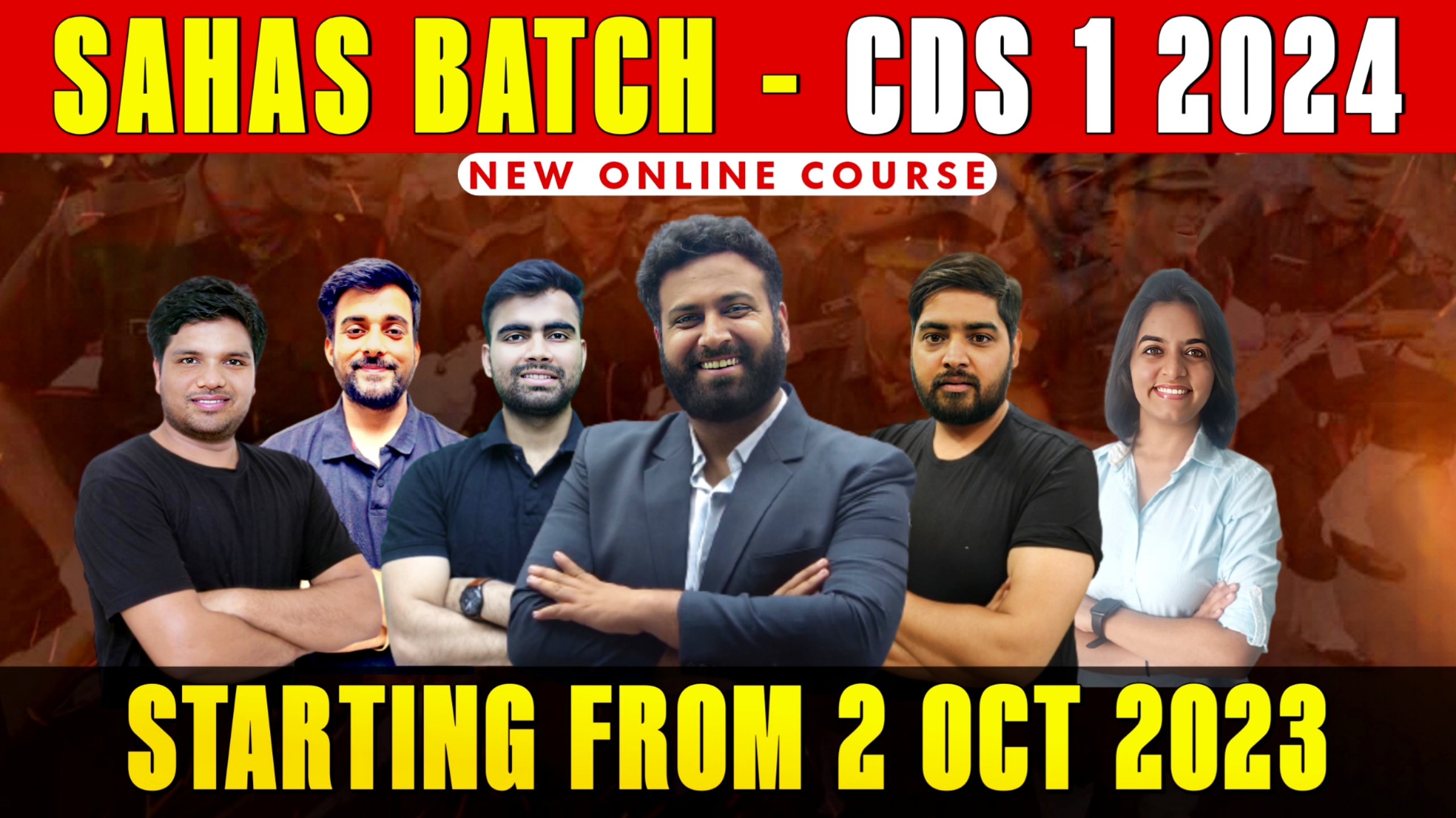 Sahas - Detailed Batch for CDS 1 2024