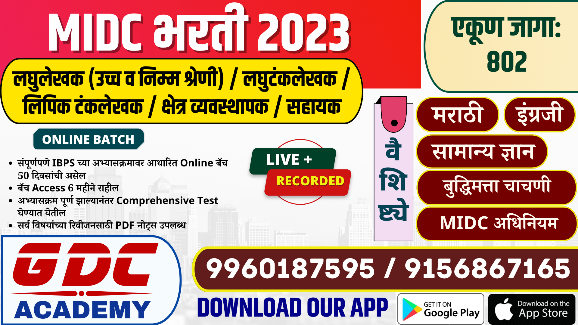 MIDC Bharti 2023