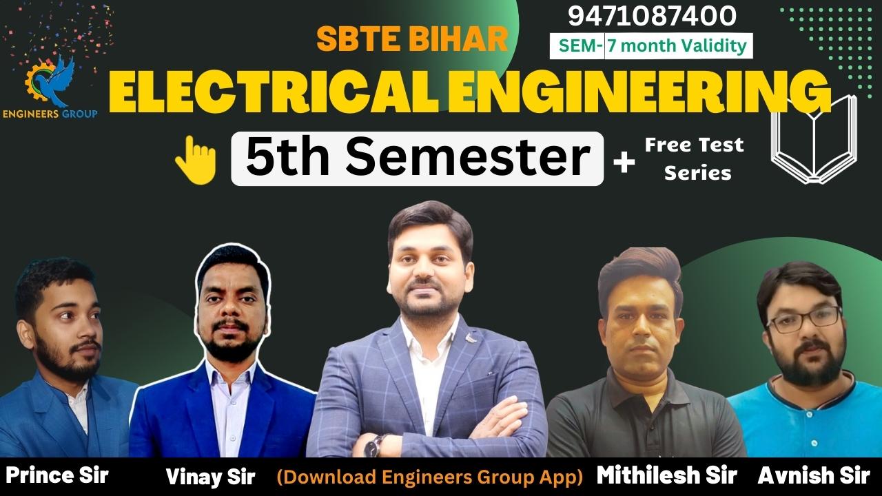 5th SEM EE/ EEE (SBTE new Syllabus) with free test series