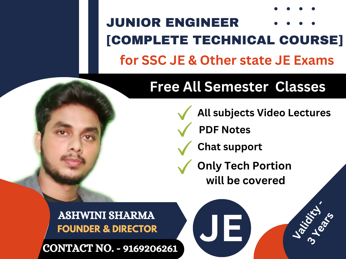 JE [Junior Engineer] Complete Technical Course -1