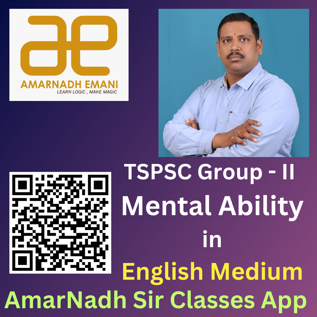 TSPSC GROUP - II MENTAL ABILITY