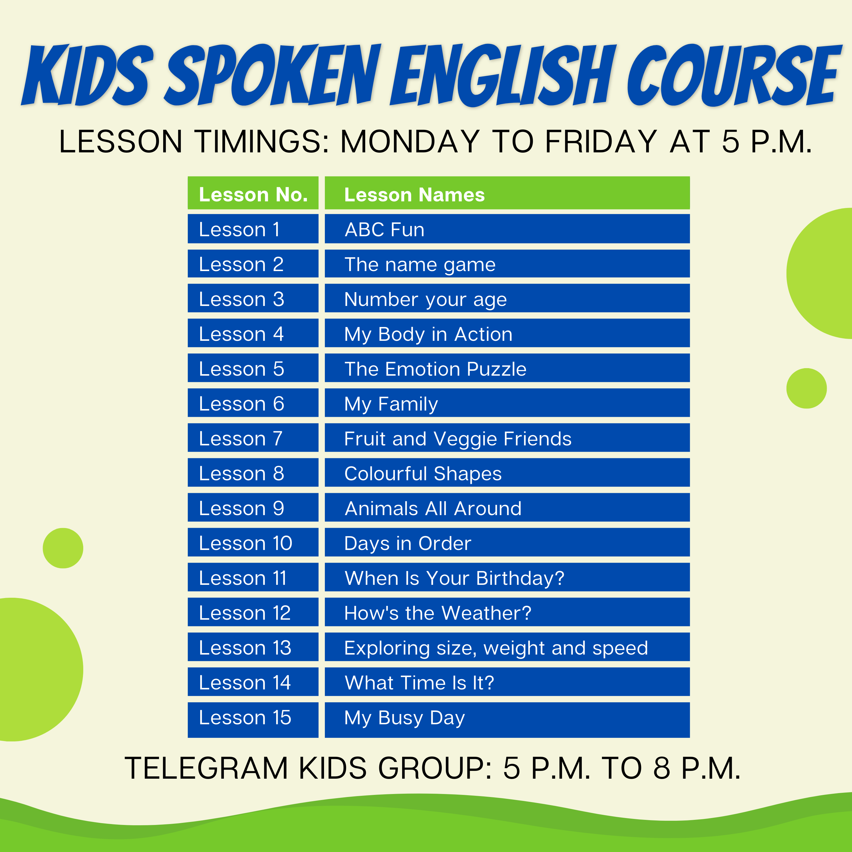 Course Schedule