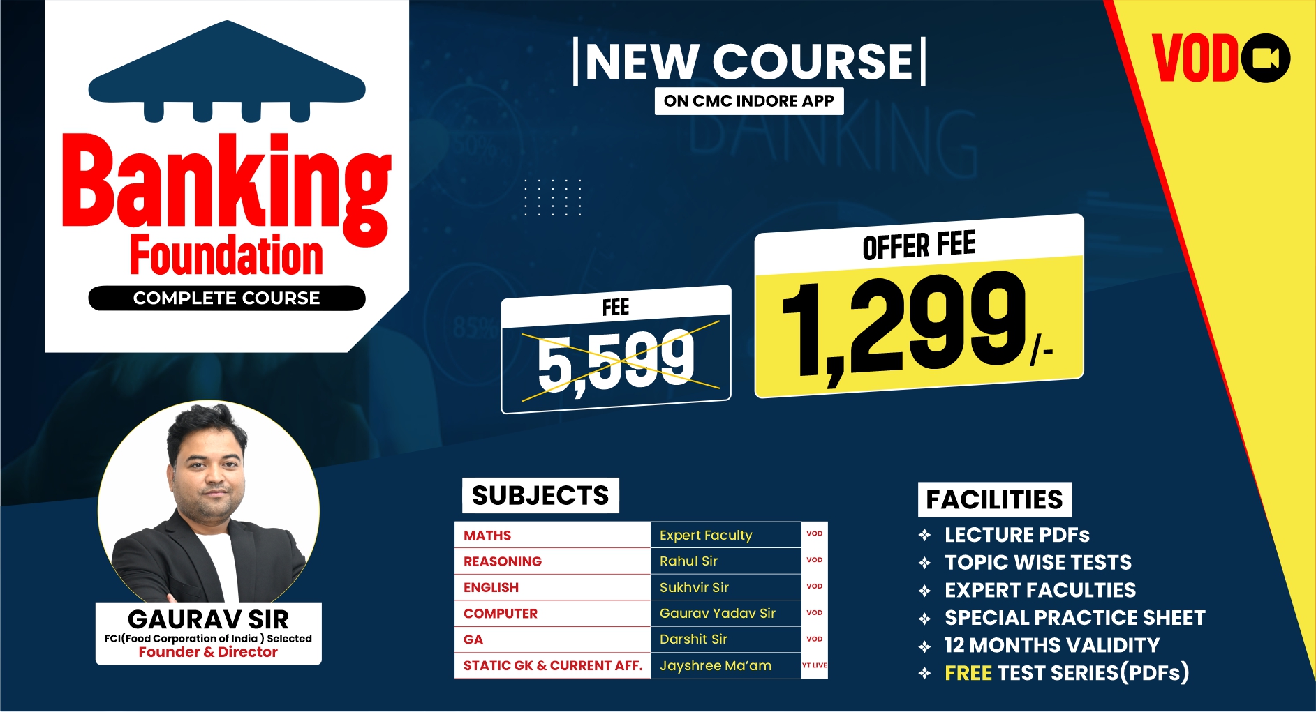 BANKING FOUNDATION COURSE (LIVE+RECORDED)
