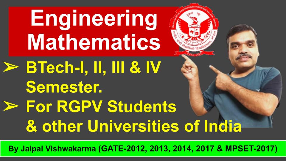 Engineering Mathematics For RGPV(MP) Students