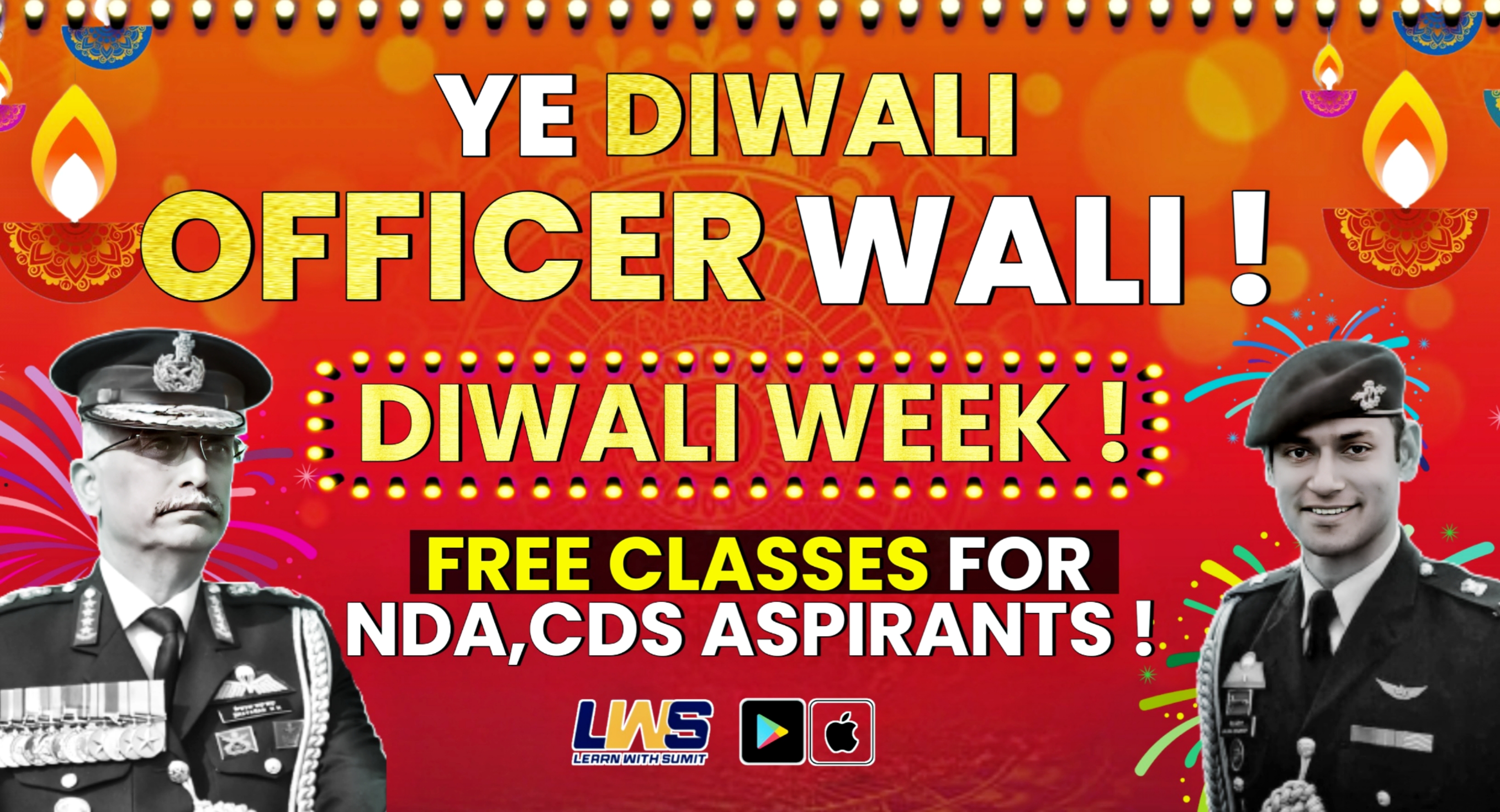 Diwali Week - FREE Special Classes for Aspirants