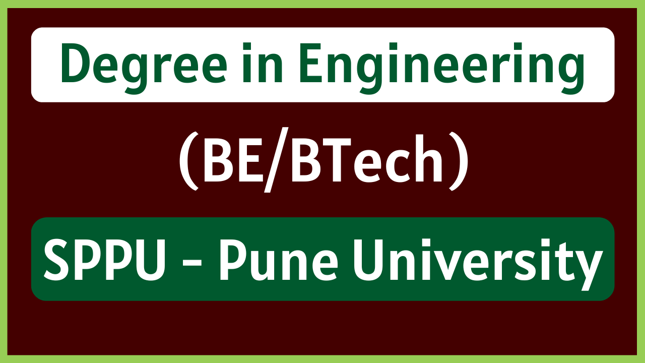 Degree in Engineering (BE/BTech - SPPU)