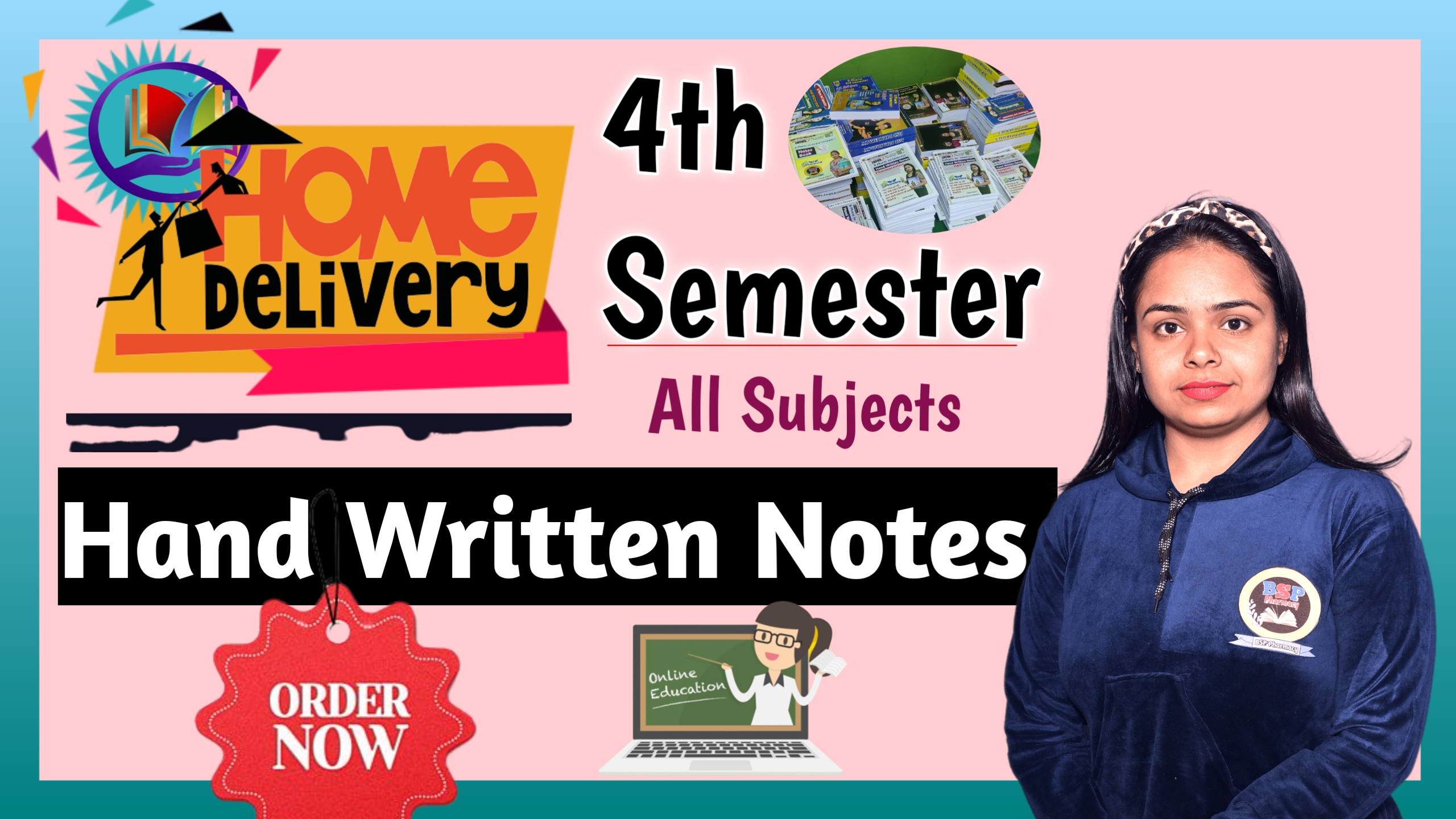 B.Pharm 4th Semester ( Hand Written Notes) Home De