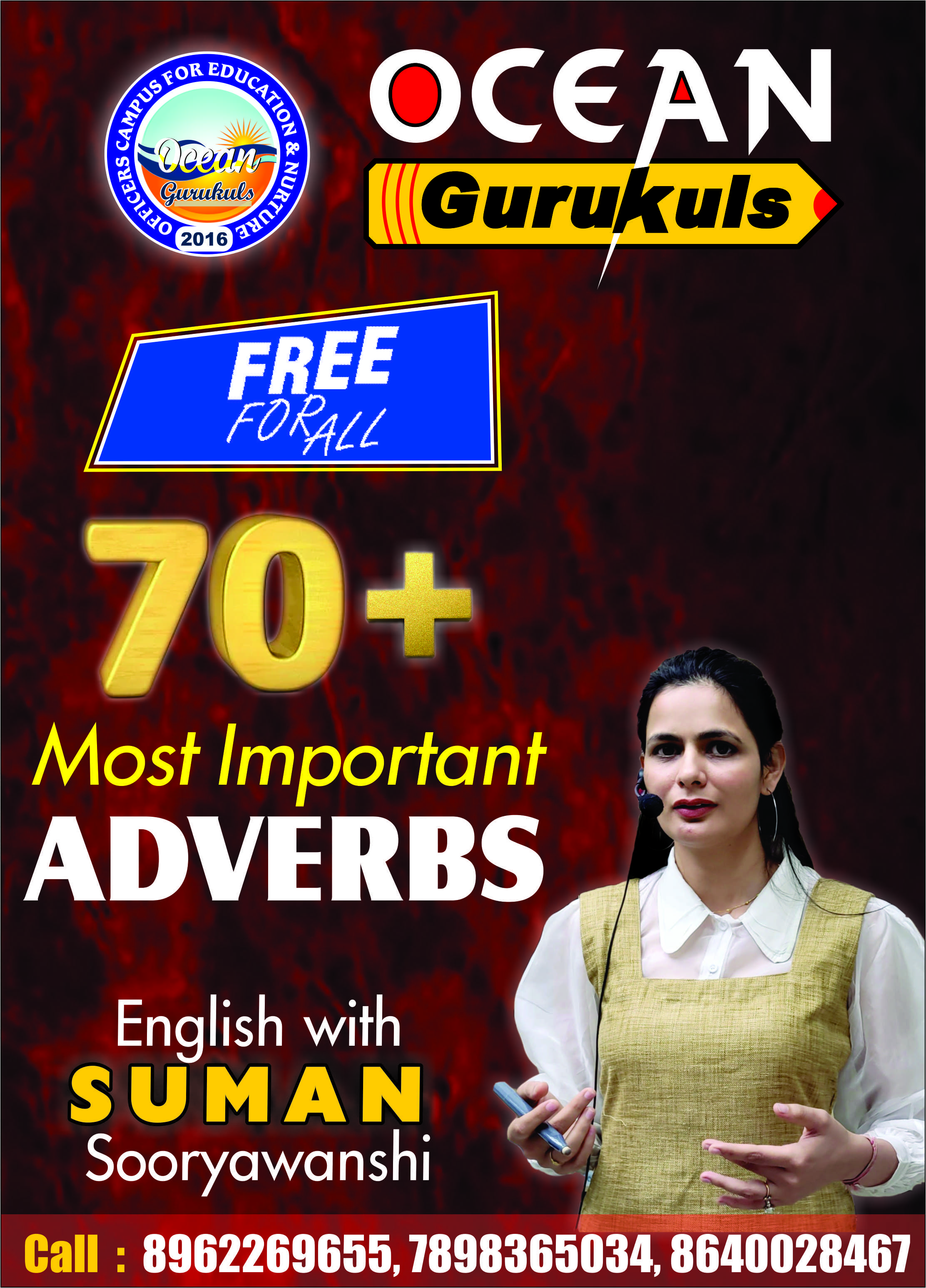 Adverb Practice E-Book ( 70+ Question with Details Solution)