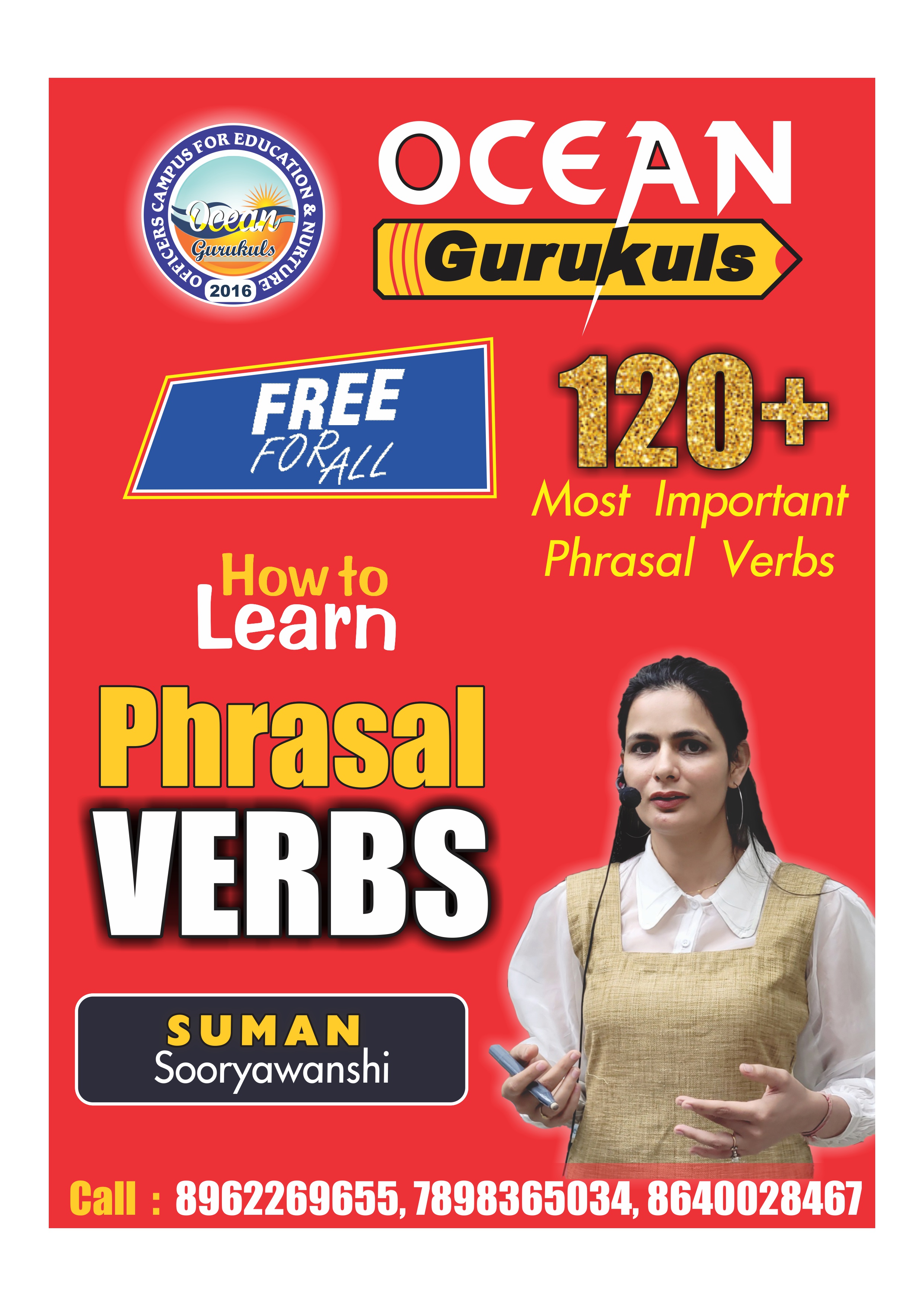 Phrasal Verbs ( E-Book ) English with Suman Sooryawanshi Ma'am