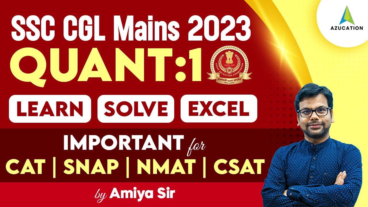 Nov 1 : 11:30 AM - SSC CGL 2023 Mains 1