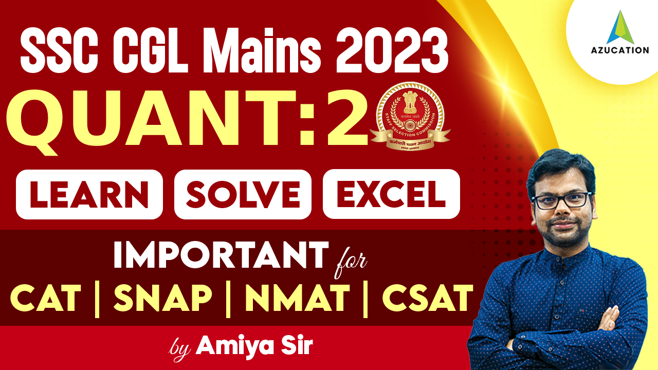 Nov 2 : 11:30 AM -  SSC CGL Mains Discussion 2