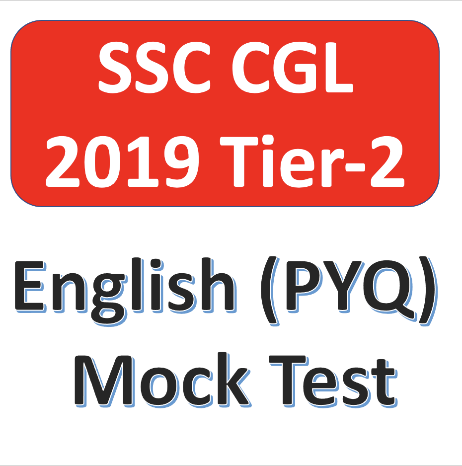 SSC CGL 2019 Tier-2 English PYQ Mocks
