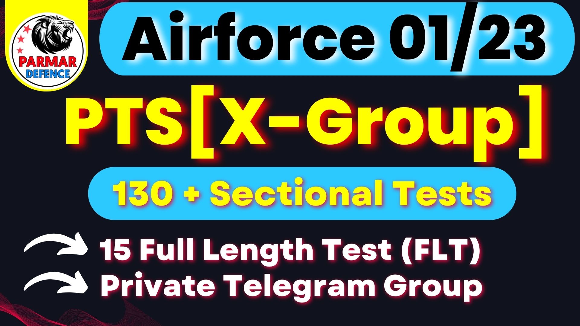 Airforce X Group Sectional Tests