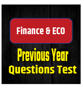 Finance And Economics PYQ Test