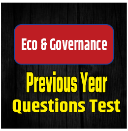 Economics & Governance PYQ Test